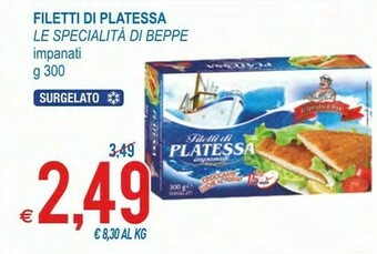 Le specialità di beppe filetti di platessa