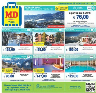 MD Discount Md viaggi offerta
