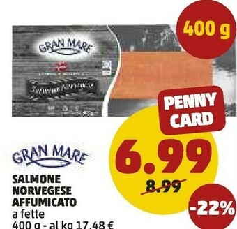 PENNY Salmone norvegese affumicato offerta