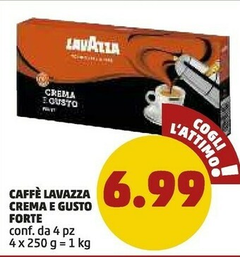 PENNY Lavazza - caffè crema e gusto forte 250 g(ml) offerta
