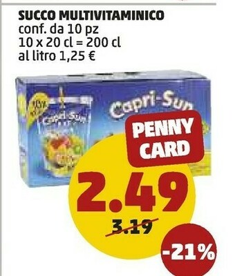 PENNY Succo multivitaminico offerta