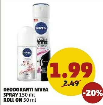 PENNY Deodoranti spray offerta