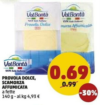PENNY Valbontà - scamorza affumicata offerta