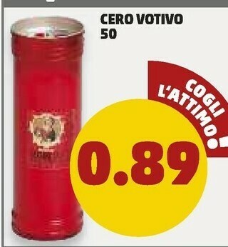 Cero votivo 50