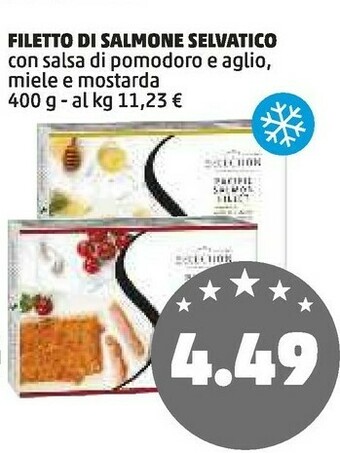 PENNY Filetto di salmone selvatico offerta