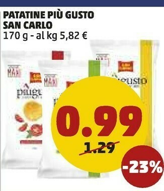 PENNY Patatine piu gusto offerta