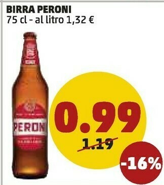 PENNY Peroni birra offerta