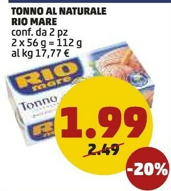 PENNY Tonno al naturale offerta