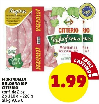 PENNY Mortadella bologna igp taglio fresco offerta
