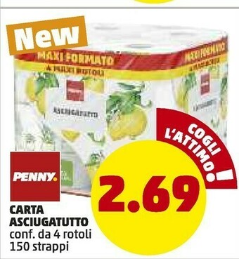 PENNY Penny carta asciugatutto offerta