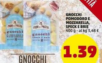 PENNY Gnocchi pomodoro e mozzarella specke brie offerta