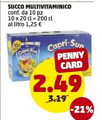 PENNY Succo multivitaminico offerta