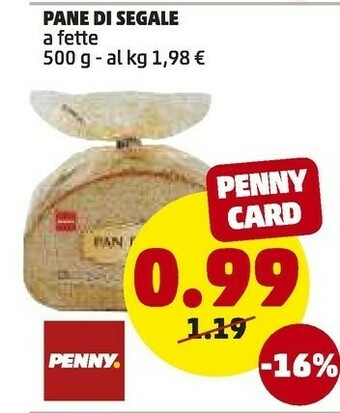PENNY Pane di segale offerta
