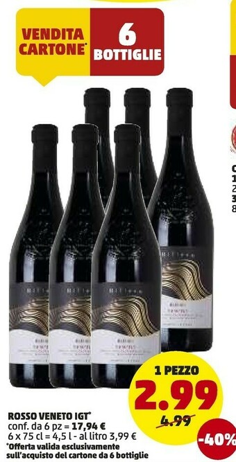 PENNY Rosso veneto igt offerta
