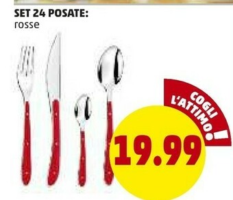 PENNY Set 24 posate offerta