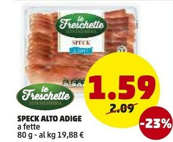 PENNY Speck alto adige a fette offerta