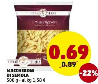 PENNY Maccheroni di semola offerta