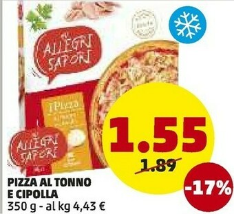 PENNY Pizza al tonno e cipolla offerta