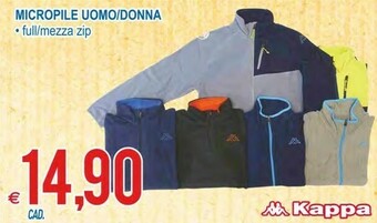 MD Discount Micropile uomo/ donna full/ mezza zip offerta