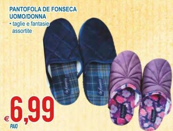 Pantofola de fonseca uomo