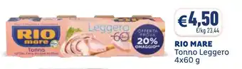 Spazio Conad RIO MARE Tonno Leggero 4x60 g offerta