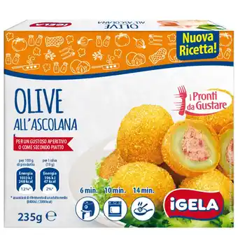 Qui Discount OLIVE ALL' ASCOLANA IGELA ASTUCCIO 235 GR offerta