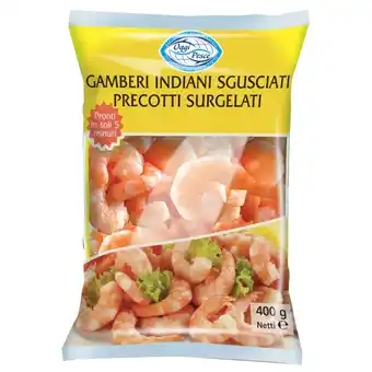 Qui Discount GAMBERETTI SGUSCIATI PRECOTTI 400 GR offerta