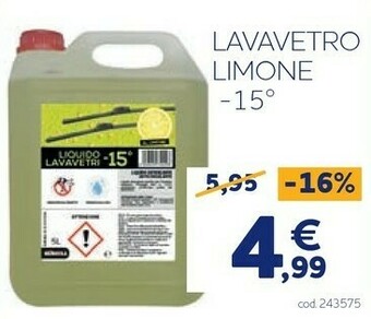 Norauto Lavavetro limone -15� offerta