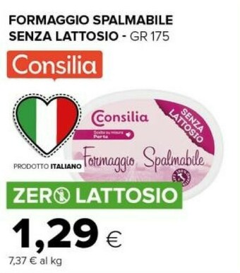 Tigre Formaggio spalmabile senza lattosio offerta