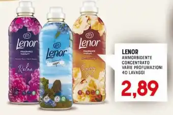 Gran Risparmio LENOR AMMORBIDENTE CONCENTRATO VARIE PROFUMAZIONI 40 LAVAGGI offerta