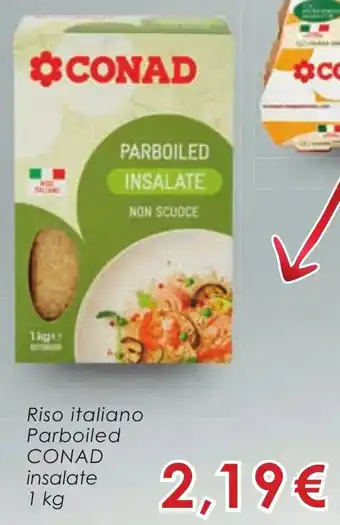 Conad Riso italiano Parboiled CONAD insalate 1 kg offerta