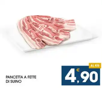 SeBón Supermercati PANCETTA A FETTE DI SUINO offerta