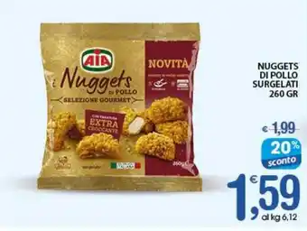 Qui Discount NUGGETS DI POLLO SURGELATI 260 GR offerta