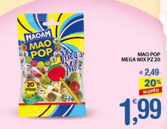 Qui Discount MAO POP MEGA MIX PZ 20 offerta