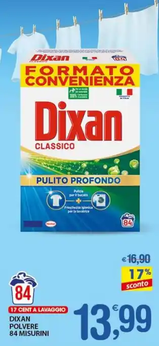 Qui Discount DIXAN POLVERE 84 MISURINI offerta