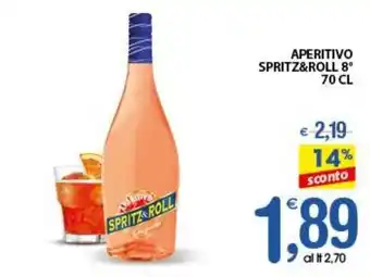 Qui Discount APERITIVO SPRITZ&ROLL 8° 70 CL offerta