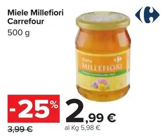 Carrefour Iper Carrefour Miele Millefiori 500g offerta