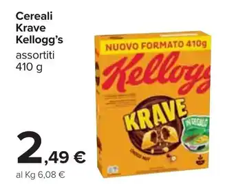 Carrefour Iper Kellogg's Cereali Krave 410g offerta