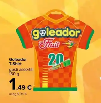 Carrefour Iper Goleador T-Shirt 150g offerta