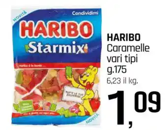 Famila Superstore HARIBO Caramelle vari tipi g.175 offerta