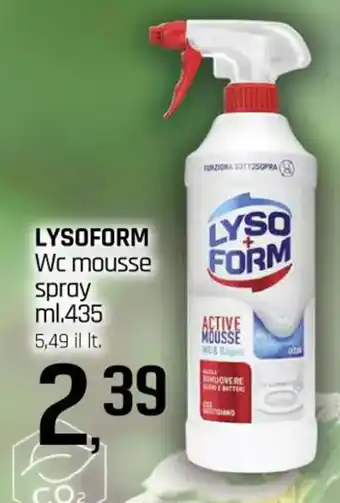 Famila Superstore LYSOFORM Wc mousse spray ml.435 offerta