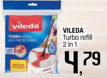 Famila Superstore VILEDA Turbo refill 2 in 1 offerta
