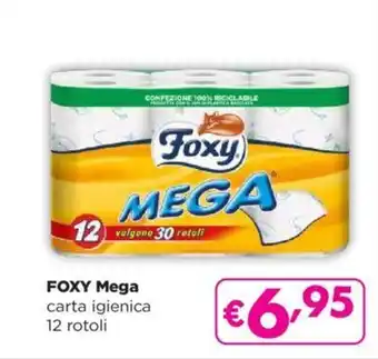 Acqua & Sapone FOXY Mega carta igienica 12 rotoli offerta