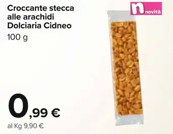 Croccante stecca alle arachidi Dolciaria Cidneo 100g