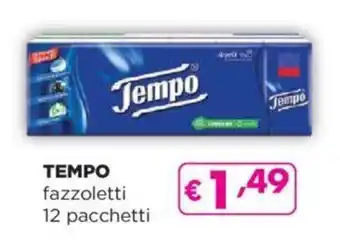 Acqua & Sapone TEMPO fazzoletti 12 pacchetti offerta