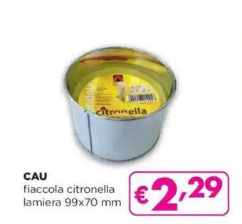 Acqua & Sapone CAU fiaccola citronella lamiera 99x70 mm offerta