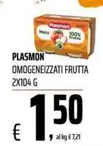 Coop PLASMON OMOGENEIZZATI FRUTTA offerta