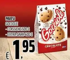 Coop PAVESI GOCCIOLE -CLASSICHE 500 G -EXTRA DARK 400G offerta