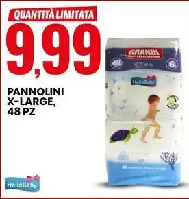 Eurospin PANNOLINI X-LARGE, 48 PZ offerta