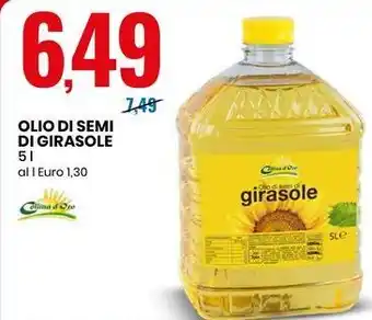 Eurospin OLIO DI SEMI DI GIRASOLE 5 l offerta